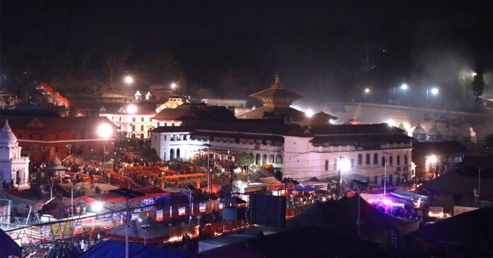 Devotees flock to Pashupatinath on Mahashivratri, all four doors open early in the morning